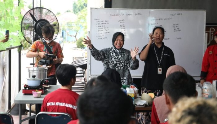 Mensos Semangati Penyandang Disabilitas Belajar Wirausaha