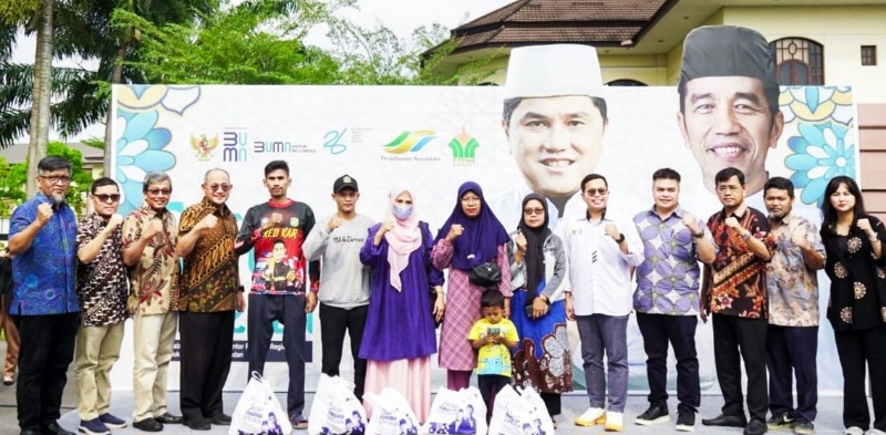 Pasar Murah, Konsistensi PTPN IV Jaga Inflasi Wujudkan Ketahanan Pangan Jelang Lebaran