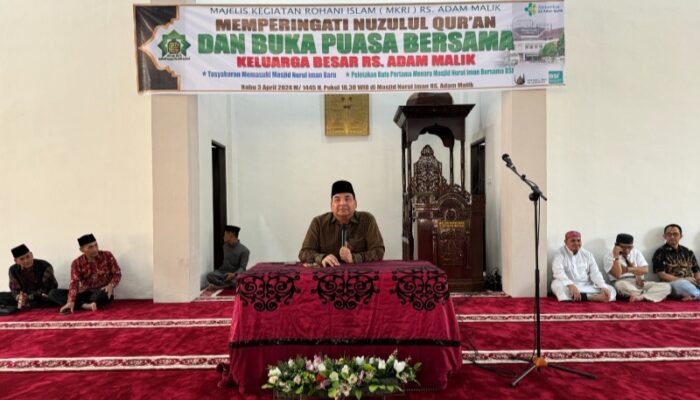 RS Adam Malik Gelar Syukuran Penggunaan Masjid Nurul Iman Yang Baru