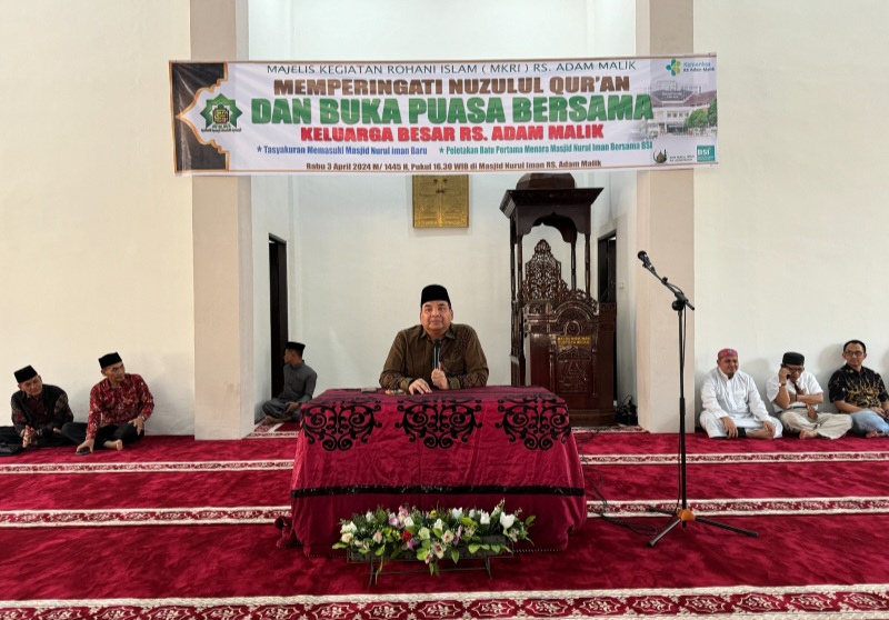 RS Adam Malik Gelar Syukuran Penggunaan Masjid Nurul Iman Yang Baru