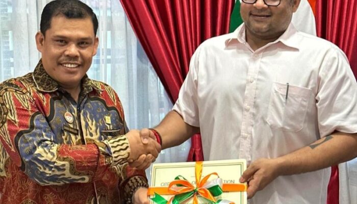 Imigrasi Sibolga Terima Penghargaan Dari Konsulat Jenderal India