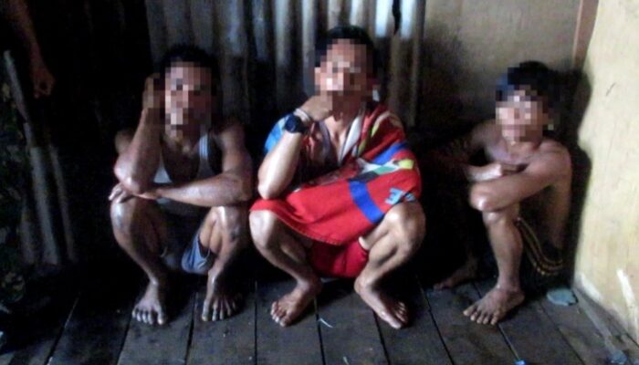 Tim Gabungan Gerebek Lokasi Penyimpanan BBM Curian Di Bantaran Sungai Deli