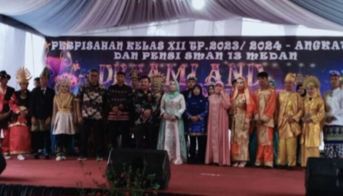 SMAN 13 Medan Gelar Pensi Dan Pelepasan Siswa Kelas 12