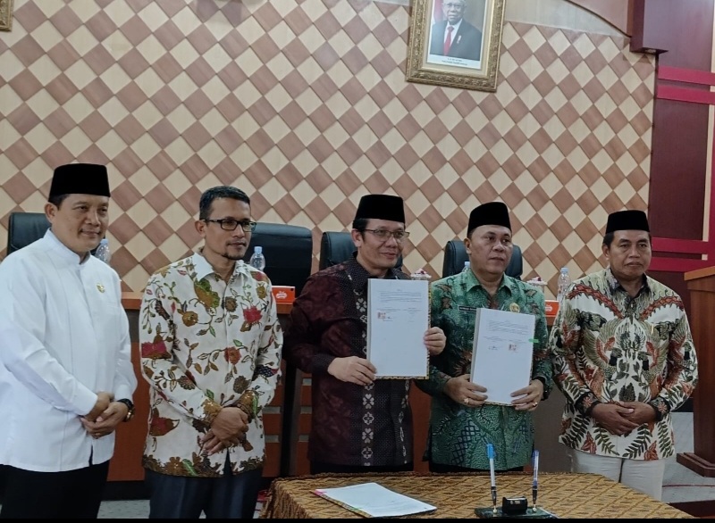 IAIN Lhokseumawe Silaturahmi Dan Jalin MoU Dengan Kanwil Kemenagsu