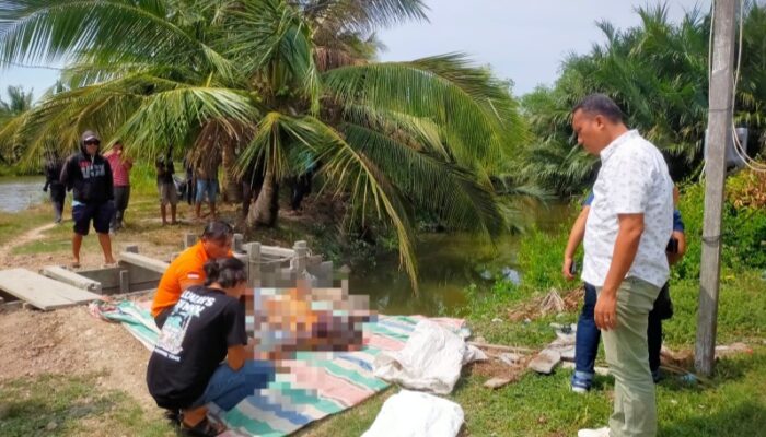 Mayat Pria Tanpa Identitas Terapung Di Paluh Ibus Desa Tanjung Rejo