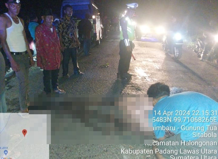 Remaja 13 Tahun Hantam Bus Di Jalinsum Paluta