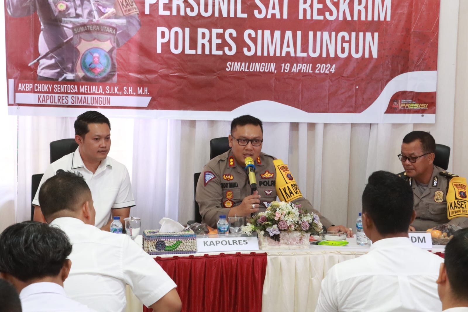 Kapolres Simalungun Dorong Sat Reskrim Bekerja Lebih Profesional Dan Humanis