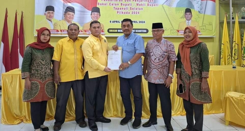 Wakil Bupati Dan Mantan Sekda Tapsel Ikut Bersaing Perebutkan Golkar