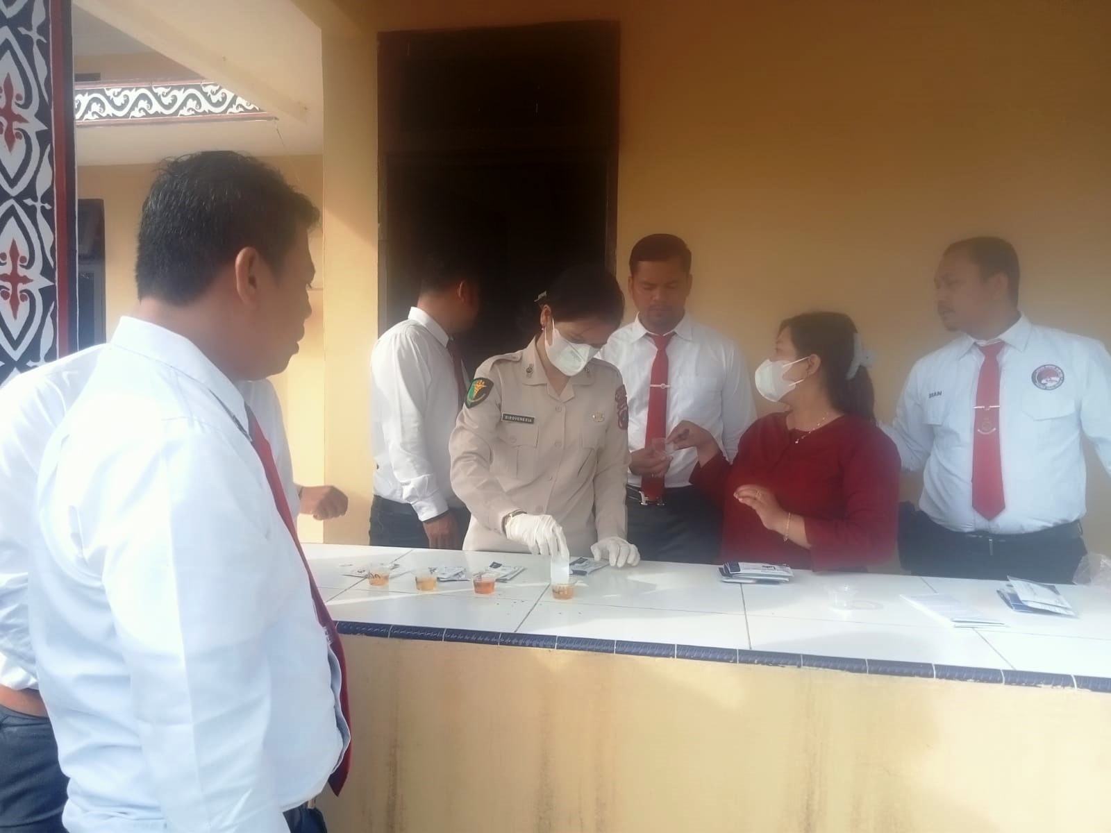 Tes Urine Dadakan, Internal Polres Simalungun Bersih Narkoba Tes Urine Dadakan, Internal Polres Simalungun Bersih Narkoba