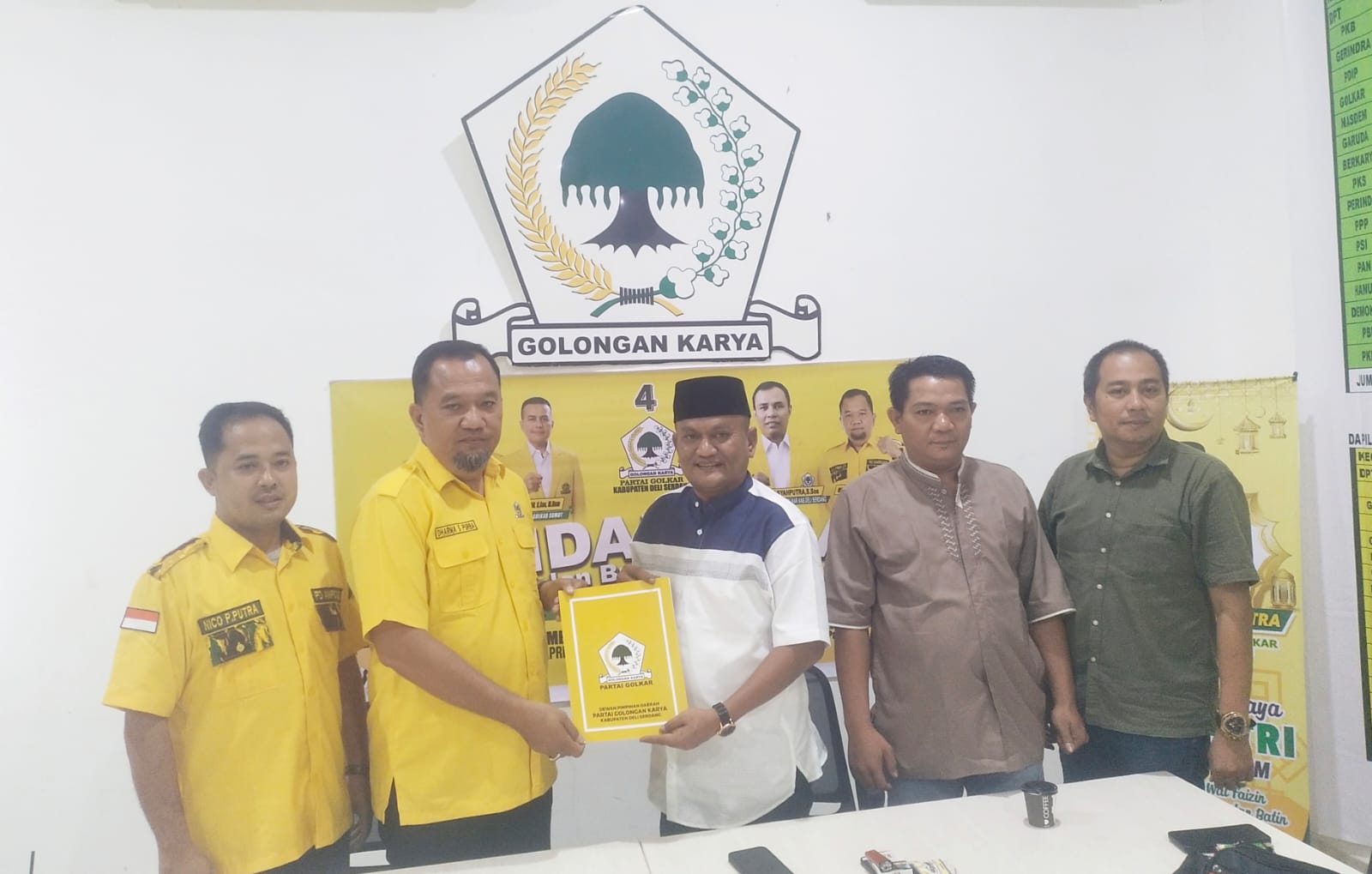 Bupati Petahana Yusuf Siregar Ambil Formulir Balon Bupati Deliserdang Dari Golkar