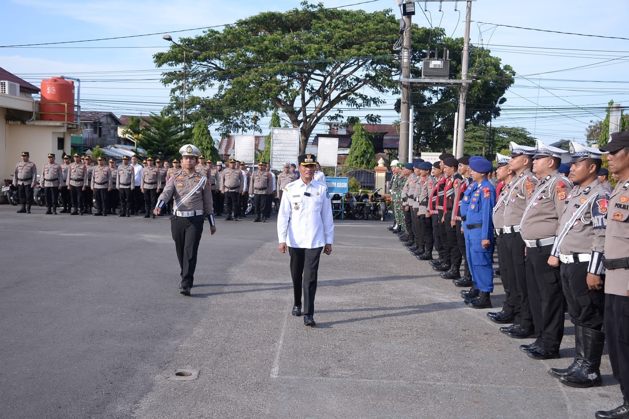 Polres Langsa Gelar Pasukan Operasi Ketupat Seulawah