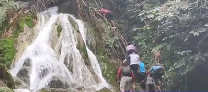 Keindahan Air Terjun Aek Sialang Di Desa Aekbargot, Potensi Wisata Yang Butuh Sentuhan