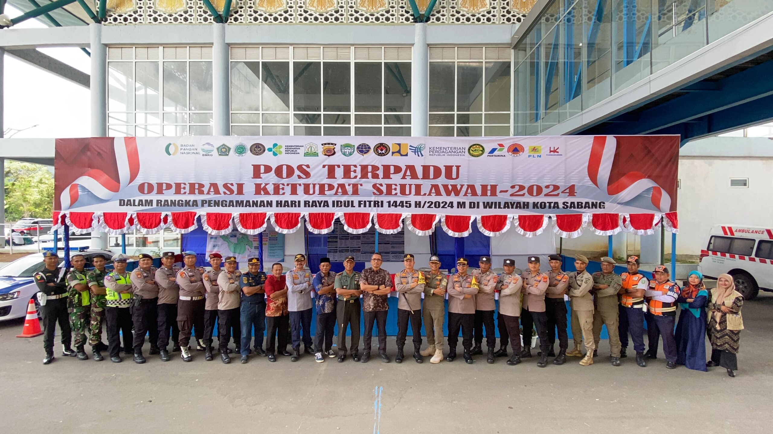 Pj Wali Kota, Kapolres Serta Dandim 0112/Sabang Tinjau Pos Terpadu Operasi Ketupat Seulawah 2024 Pj Wali Kota, Kapolres Serta Dandim 0112/Sabang Tinjau Pos Terpadu Operasi Ketupat Seulawah 2024