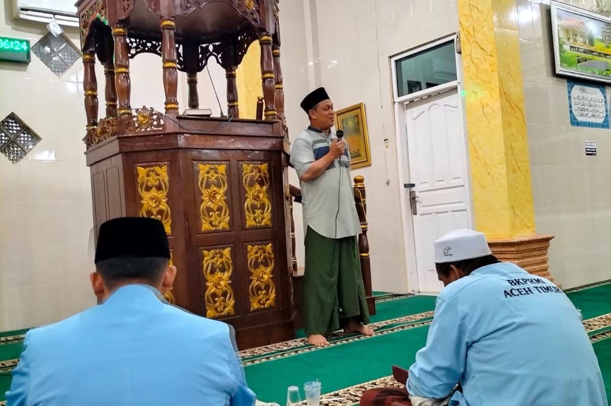 Rajut Silaturahmi Ramadan 1445, BKPRMI – Polres Aceh Timur Khatam Alqur’an