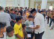 Masjid Agung Abdya Kumpulkan Seratusan Juta Rupiah Lebih Santunan Yatim