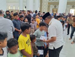 Masjid Agung Abdya Kumpulkan Seratusan Juta Rupiah Lebih Santunan Yatim