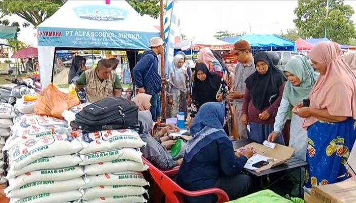 Meriahkan HUT Aceh Singkil, GPM Hadirkan Pangan Murah Di Arena Bazar