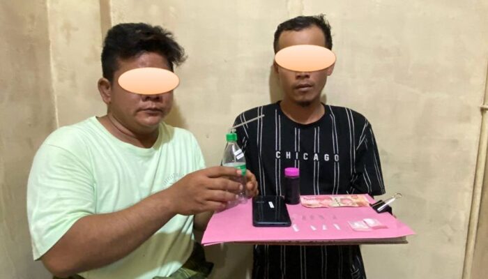 Satresnarkoba Polres Agara Bekuk Dua Tersangka Sabu