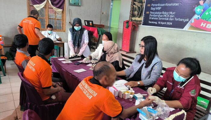 Semarakkan HBP Ke-60, Rutan Tarutung Gelar Bhakti Sosial