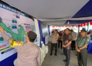 Pj. Wali Kota Sabang, Reza Fahlevi dan Kapolres Sabang, AKBP Erwan, SH, MH meninjau Pos Terpadu Operasi Ketupat Seulawah 2024.(Waspada/ist).
