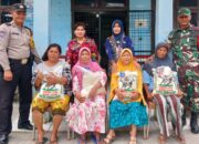 Bhabinkamtibmas Polres P.Siantar Sambangi Penyapu Jalan Dan Berikan Bantuan