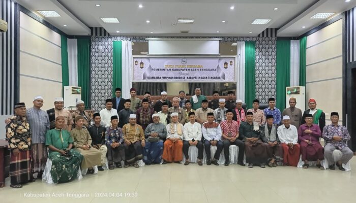 Pj Bupati Agara Bukber Dengan Pimpinan MPU Dan Dayah