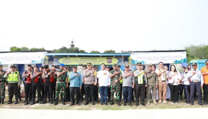 Kapolres Dan Bupati Simalungun Monitoring Pos Pam Ops Ketupat Toba 2024