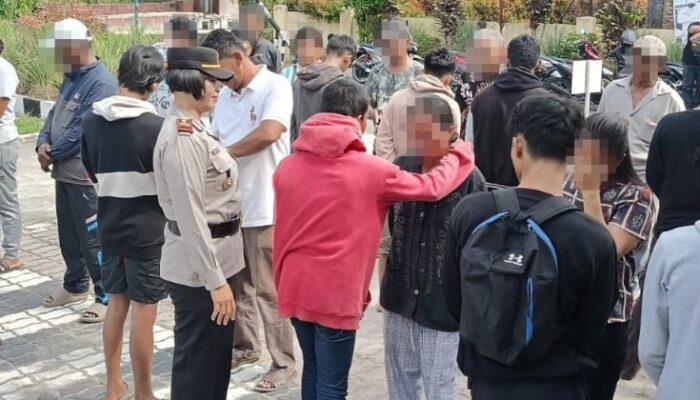 Polres P.Siantar Gagalkan Tawuran Dan Amankan 15 Remaja
