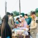 BAGI-bagi takjil gratis hasil UMKM di Kabupaten Barubara. Waspada/Ist