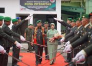 Pedang Pora Sambut Danrem 011/Lilawangsa Yang Baru