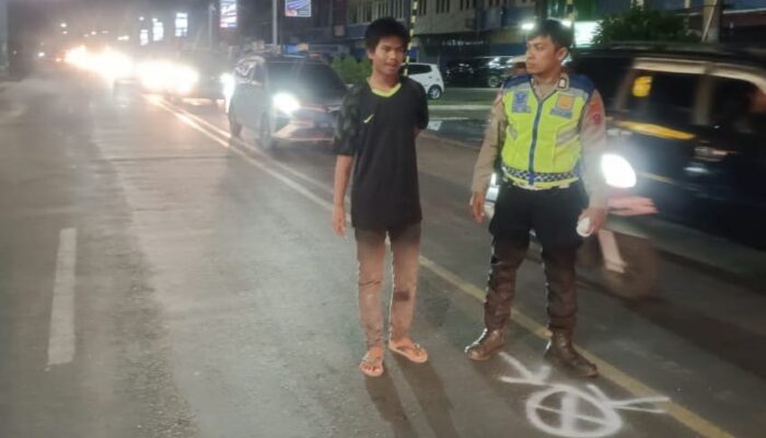 Usai Nonton, Sepeda Motor Tabrak Lima Penyeberang Jalan