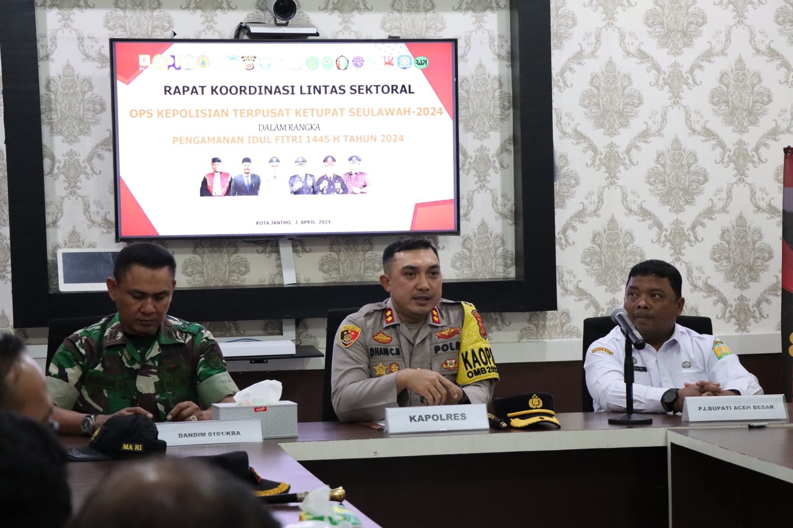 Kapolres Aceh Besar Gelar Apel Pasukan Operasi Ketupat Seulawah