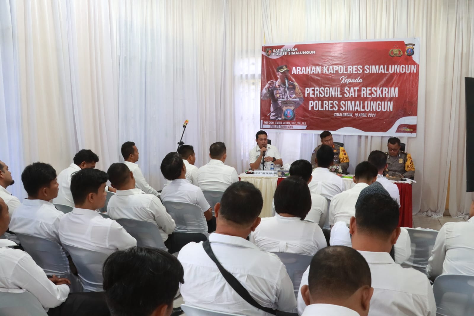 Kapolres Simalungun Dorong Sat Reskrim Bekerja Lebih Profesional Dan Humanis