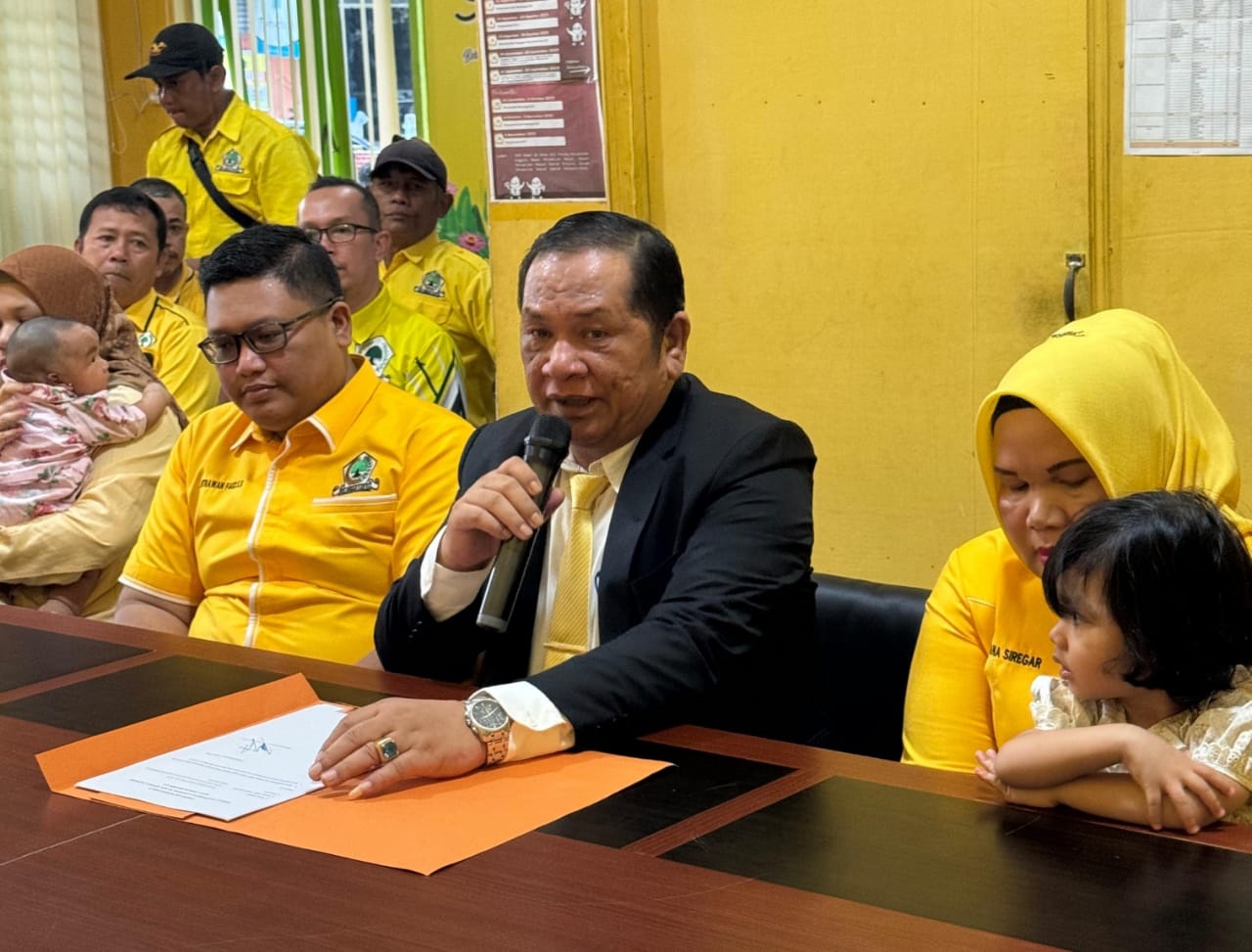 Lanjutkan, Irsan Nasution Mendaftar Balon Wali Kota Ke Golkar Sidimpuan Lanjutkan, Irsan Nasution Mendaftar Balon Wali Kota Ke Golkar Sidimpuan