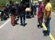 Lokasi kecelakaan lalu lintas di kilometer 7 Kecamatan Beutong Nagan Raya, Senin (15/4).(Waspada/Ist)