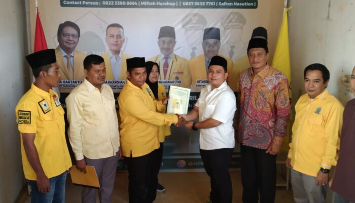 Putra Mahkota – HA Fauzan Menyusul Daftar Ke DPD Golkar Palas