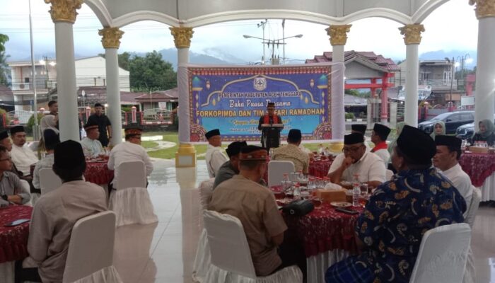 Pj Bupati Agara Adakan Bukber Dengan Forkopimda Dan Tim Safari Ramadan