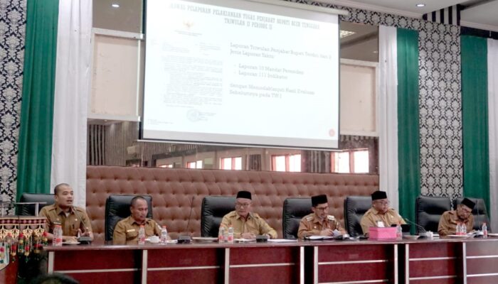 Pj Bupati Agara Rapat Perdana Pasca Libur Lebaran