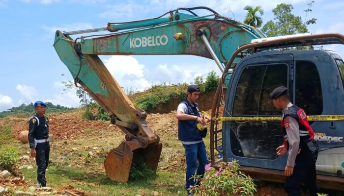 Polres Dan Tim Gabungan Tertibkan Tambang Ilegal