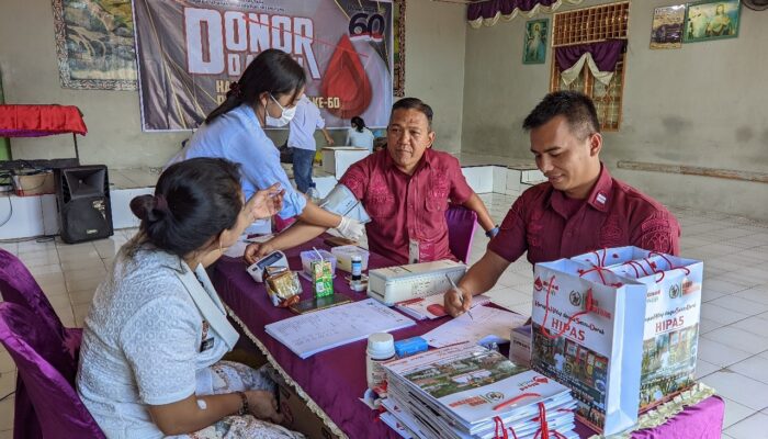 Rutan Tarutung Gelar Aksi Donor Darah