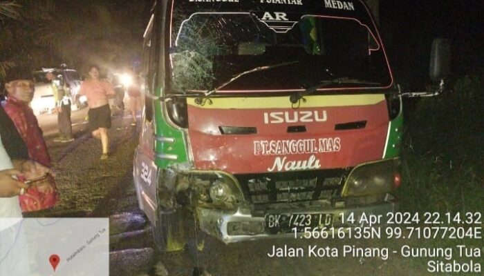 Remaja 13 Tahun Hantam Bus Di Jalinsum Paluta