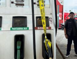 Rugikan Konsumen, Polisi Segel SPBU Di Aceh Timur