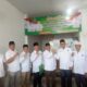 Bacalon Bupati Palas drg Ahmad Zarnawi Pasaribu C.Ht mendaftar ke Partai PKB Palas di Jl HM Yamin Pasar Sibuhuan, Senin (22/4). (Waspada/Muhammad Satio)