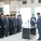 Tampak dalam gambar prosesi pelantikan pejabat eselon II di lingkup Pemko Sabang.(Waspada/TZ).