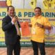 Irsan Efendi Nasution mendaftar balon Wali Kota Padangsidimpuan ke Partai Golkar. (Waspada/Ist)