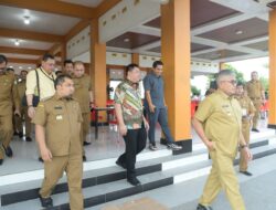 Pj Gubernur Bersama Pj Bupati Aceh Besar Sambut Kedatangan Irjen Kemendagri