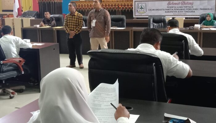 20 Peminat Calon Panwaslih Pilkada Agara Ikuti Ujian Tertulis
