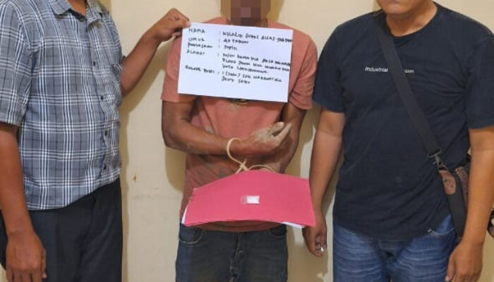 Polsek Nisam Tangkap Dua Tersangka Serta Sita Dua Paket Sabu