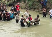 Diduga Terseret Banjir, Mayat Ama Irfan Ditemukan Terapung Di Sungai Hou 