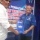 Zainuddin Purba daftar ke Demokrat sebagai bakal calon wali kota dan menyampaikan tekadnya untuk bersihkan narkoba. (Waspada/Ria Hamdani)